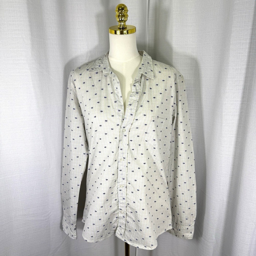 FRANK & EILEEN Women's XL Barry Button Up Signature Tailored‎ Slim Fit Shirt